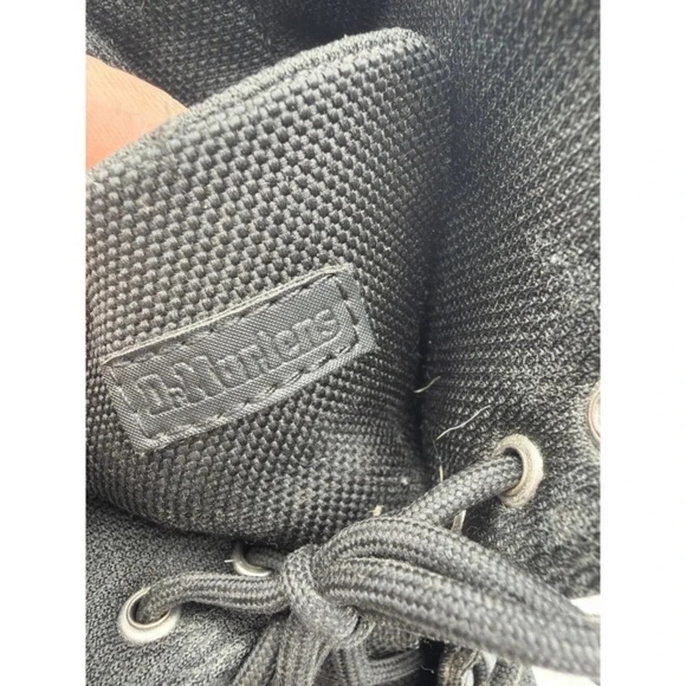 Dr. Martens Combs Youth Boots Black Canvas Side Zip US 5Y / EU 37.       ‎ 1587